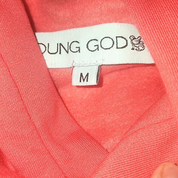 Young God Rare Coral Hoodie, Comfy, Limited Edition, Unisex, Size Medium, NWOT - Picture 5 of 6